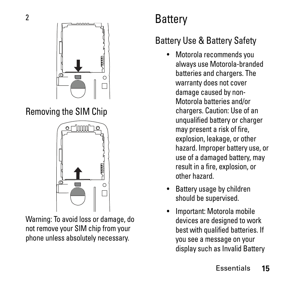 Battery | Boost Mobile i290 User Manual | Page 19 / 97