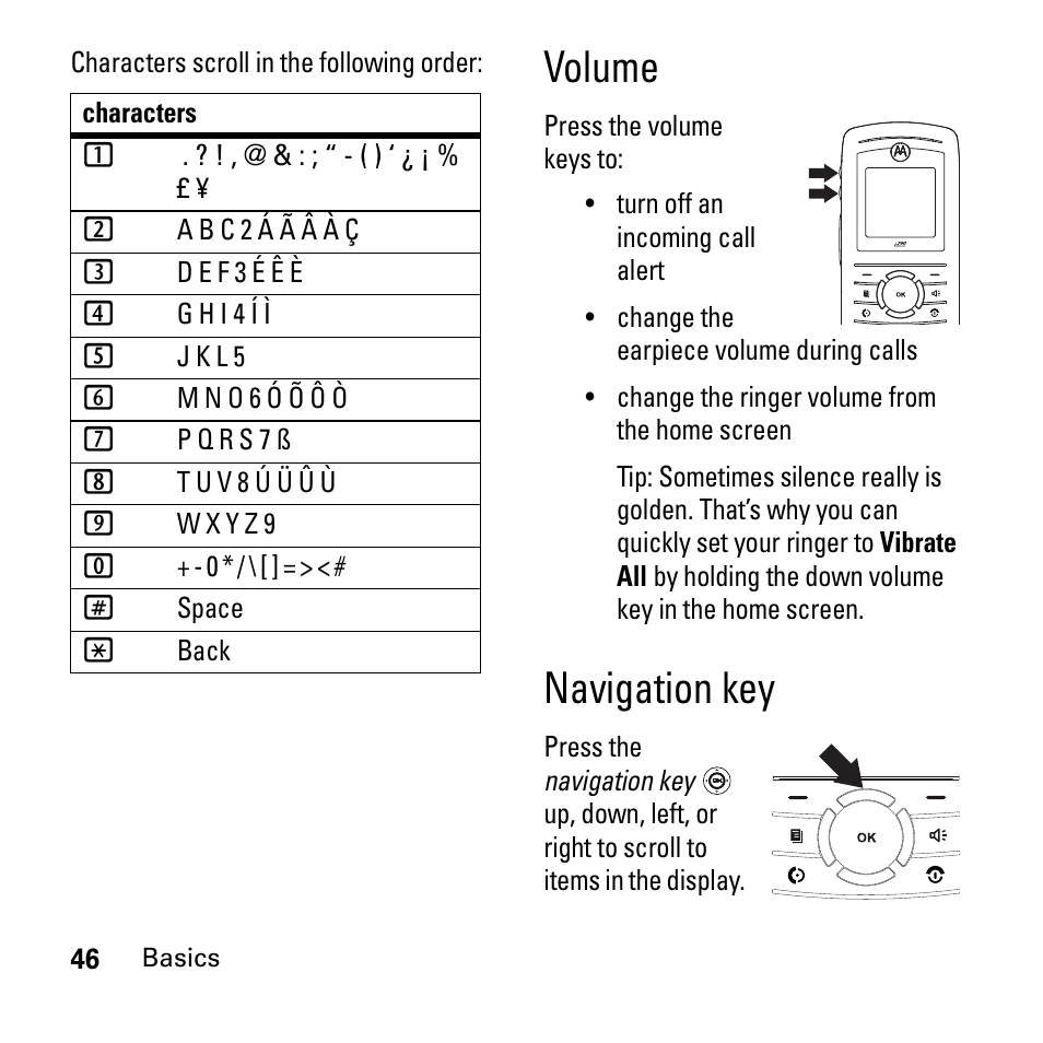 Volume, Navigation key | Boost Mobile i290 User Manual | Page 50 / 97