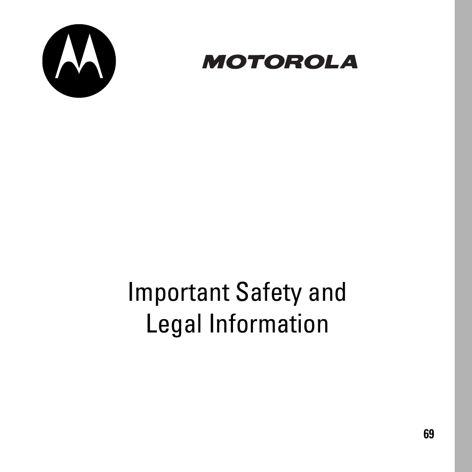 Important safety and legal information | Boost Mobile i290 User Manual | Page 73 / 97