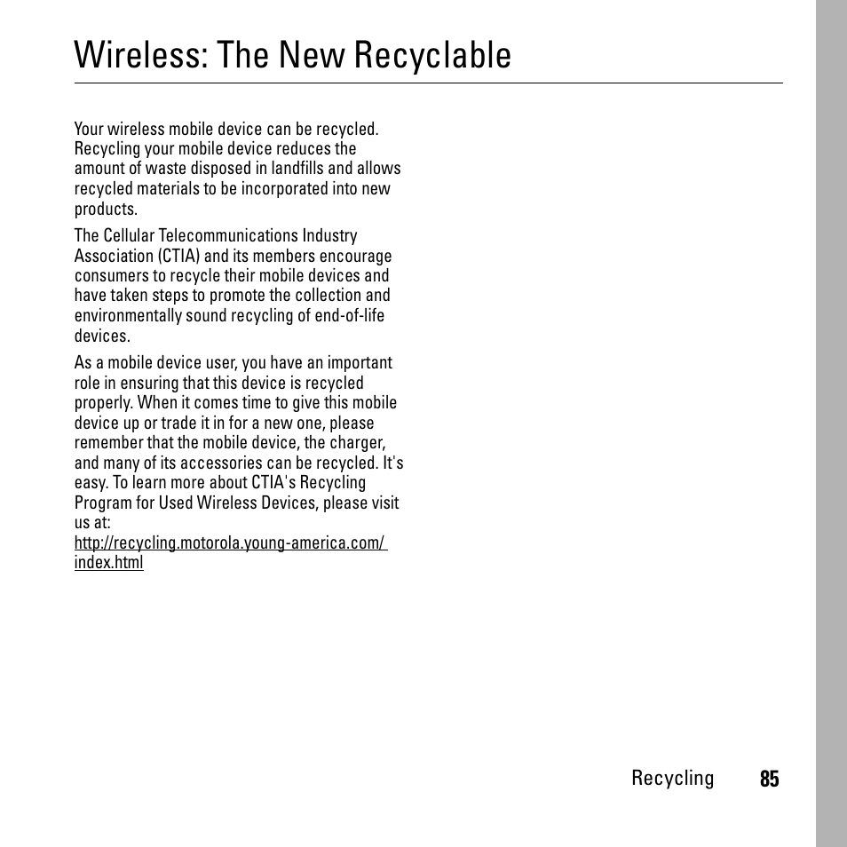 Wireless: the new recyclable | Boost Mobile i290 User Manual | Page 89 / 97