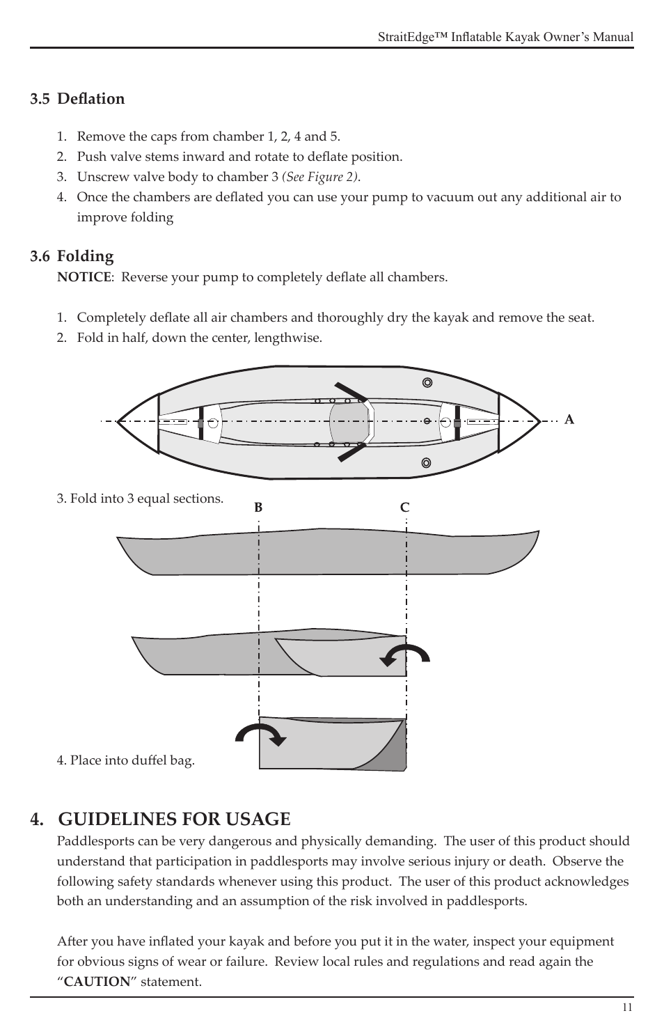 Guidelines for usage | Advanced Elements AE1006 User Manual | Page 11 / 20
