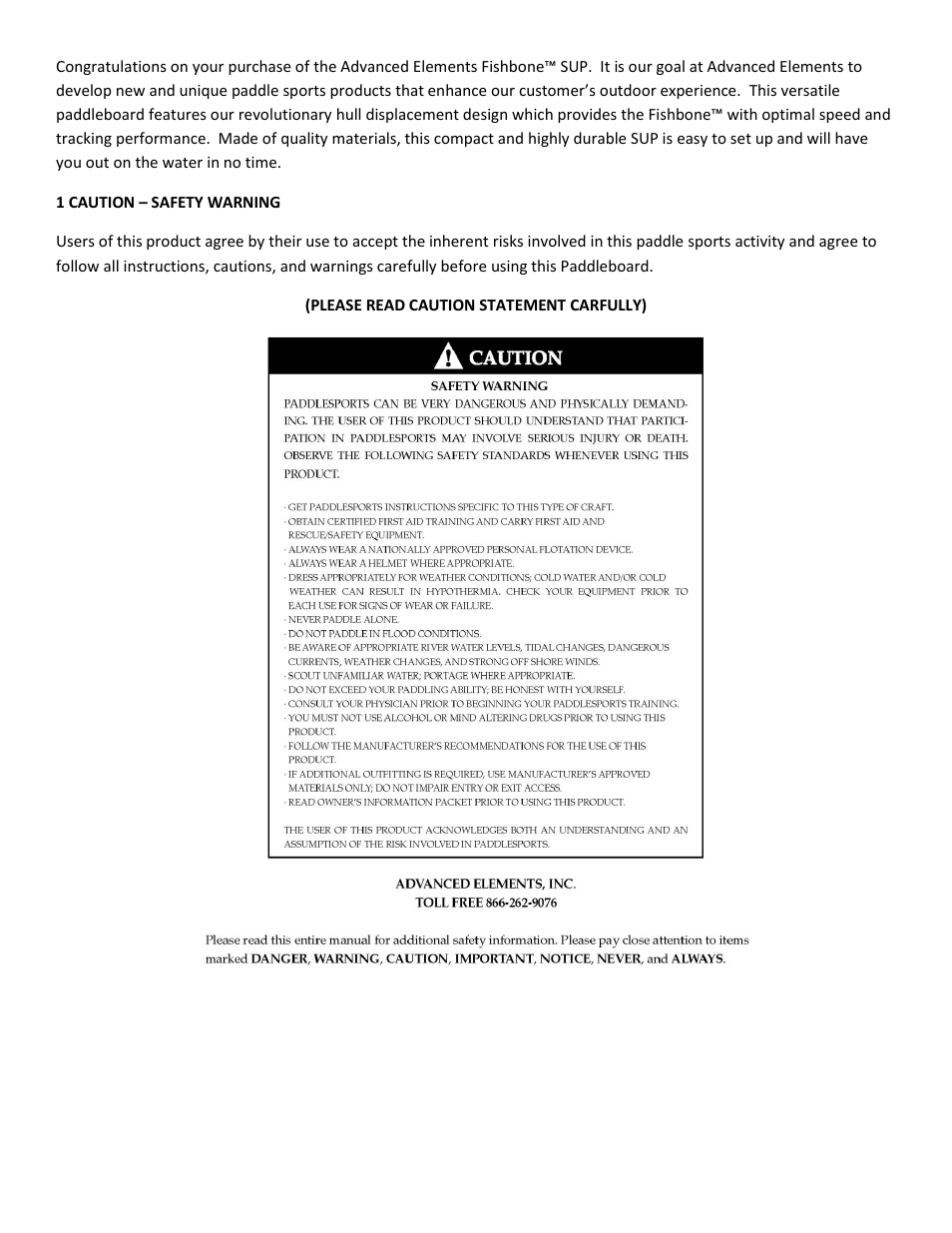 Advanced Elements AE1063 User Manual | Page 2 / 8