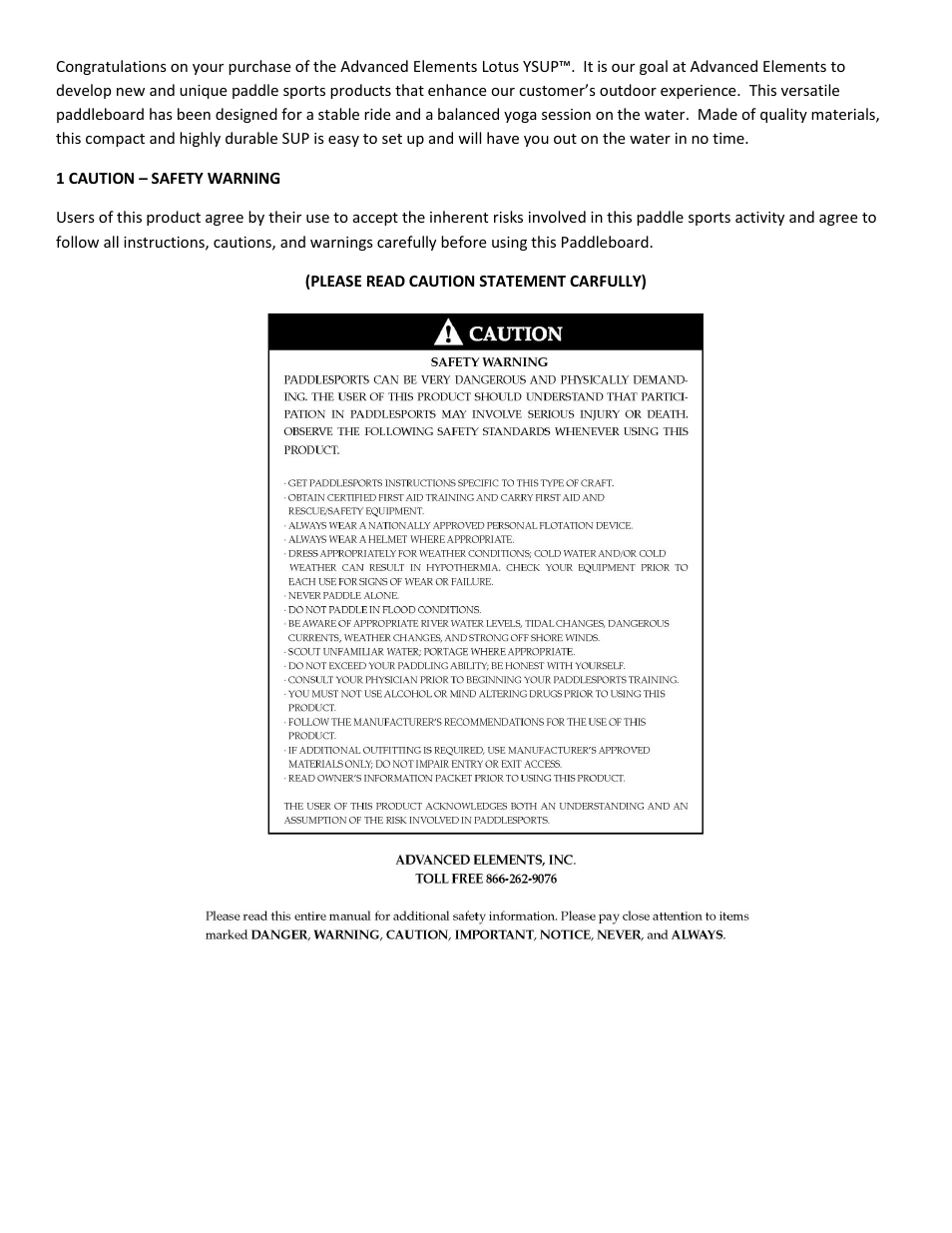 Advanced Elements AE1062 User Manual | Page 2 / 8
