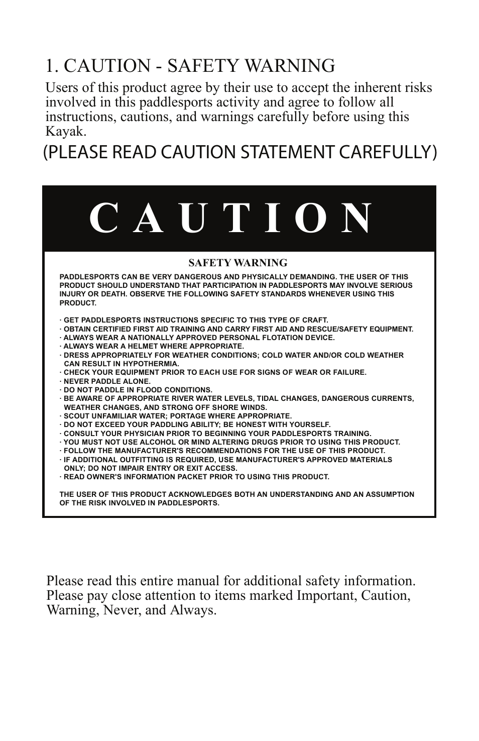 Advanced Elements FH202 User Manual | Page 3 / 8