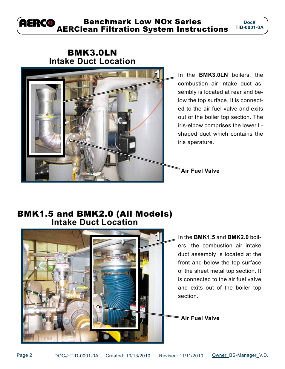 AERCO AERClean User Manual | Page 2 / 12