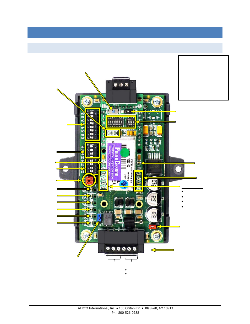 Chapter 3: interfacing protonode to devices, Chapter 3, Interfacing protonode to devices | Aerco protonode gateway, Protonode rer | AERCO ProtoNode Gateway Rev 3 (with external LEDs) User Manual | Page 15 / 126