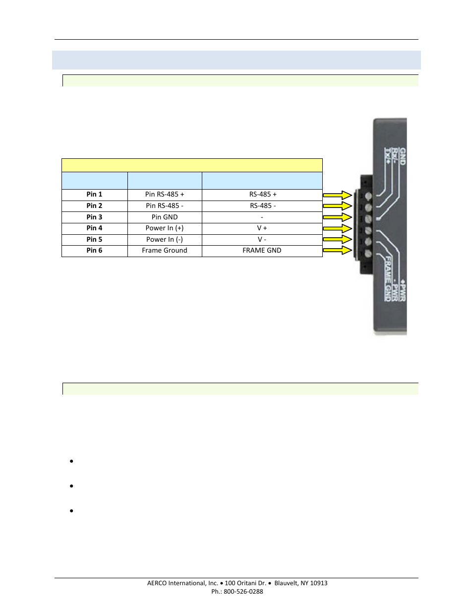 2 biasing the modbus rs-485 network, Biasing the modbus rs-485 network, Aerco protonode gateway | AERCO ProtoNode Gateway Rev 3 (with external LEDs) User Manual | Page 17 / 126