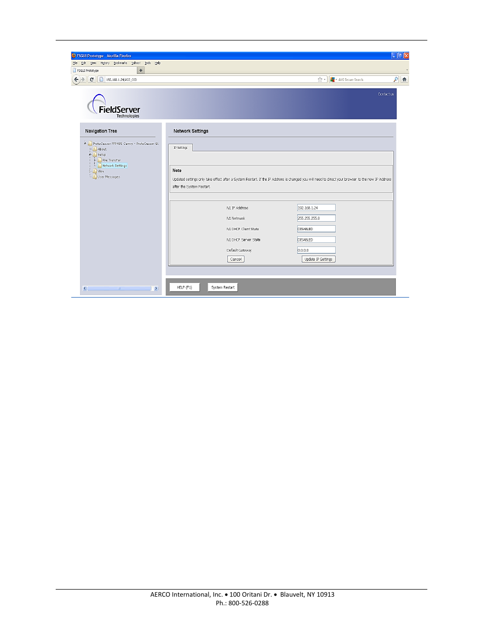 Aerco protonode gateway, User manual | AERCO ProtoNode Gateway Rev 3 (with external LEDs) User Manual | Page 31 / 126