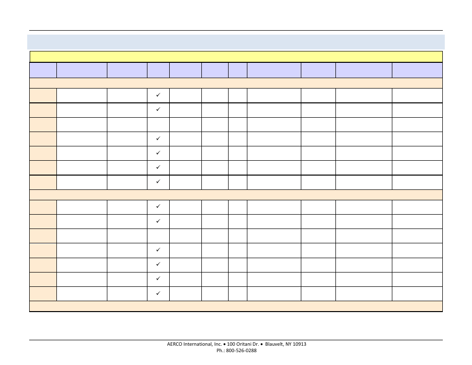 Appendix c.5: ecs and smartplate, Aerco protonode gateway, User manual | Table c-5: ecs and smartplate | AERCO ProtoNode Gateway Rev 3 (with external LEDs) User Manual | Page 89 / 126