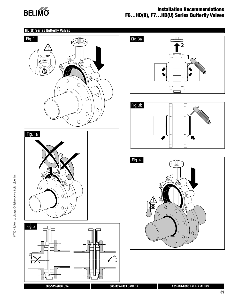 AERCO Belimo F7...HD/HDU Series Valve User Manual | Page 39 / 44