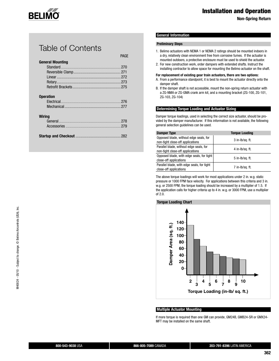 AERCO Belimo GMX24-MFT Actuator User Manual | 9 pages