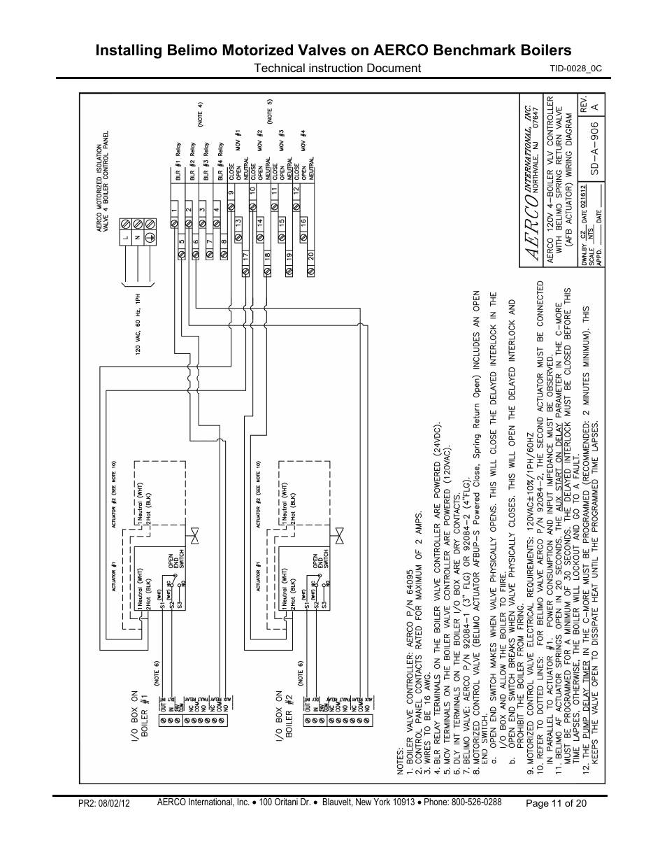 AERCO Belimo Motorized Valves Installation User Manual | Page 11 / 20