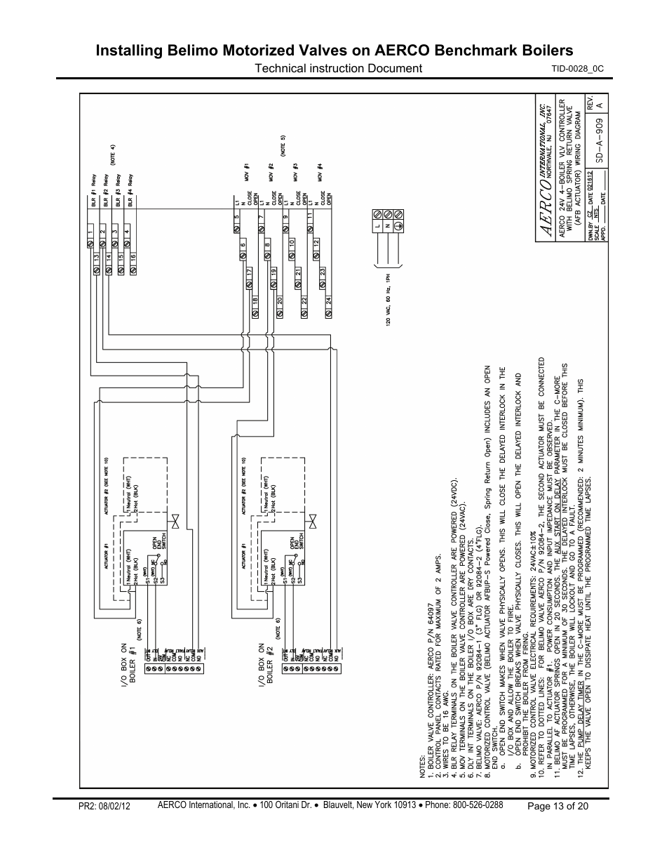 AERCO Belimo Motorized Valves Installation User Manual | Page 13 / 20