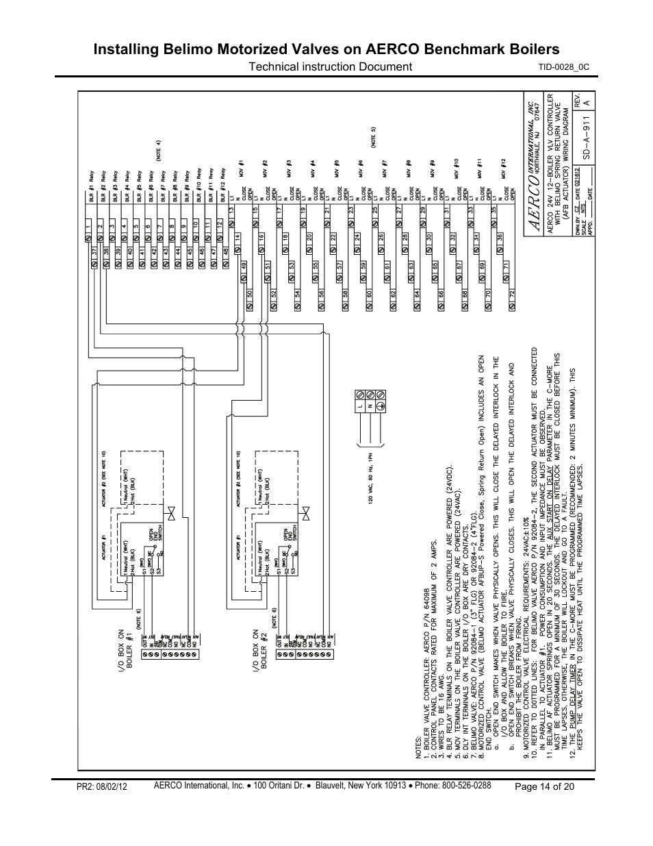 AERCO Belimo Motorized Valves Installation User Manual | Page 14 / 20