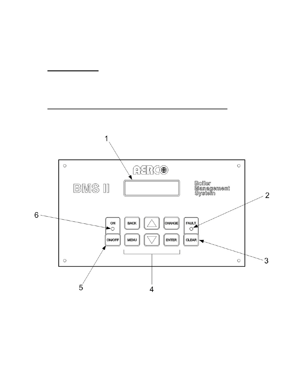 Operation, Introduction, Front panel operating controls and displays | Chapter 3 - operation, 1 introduction, 2 front panel operating controls and displays | AERCO BMS II BOILER User Manual | Page 33 / 108