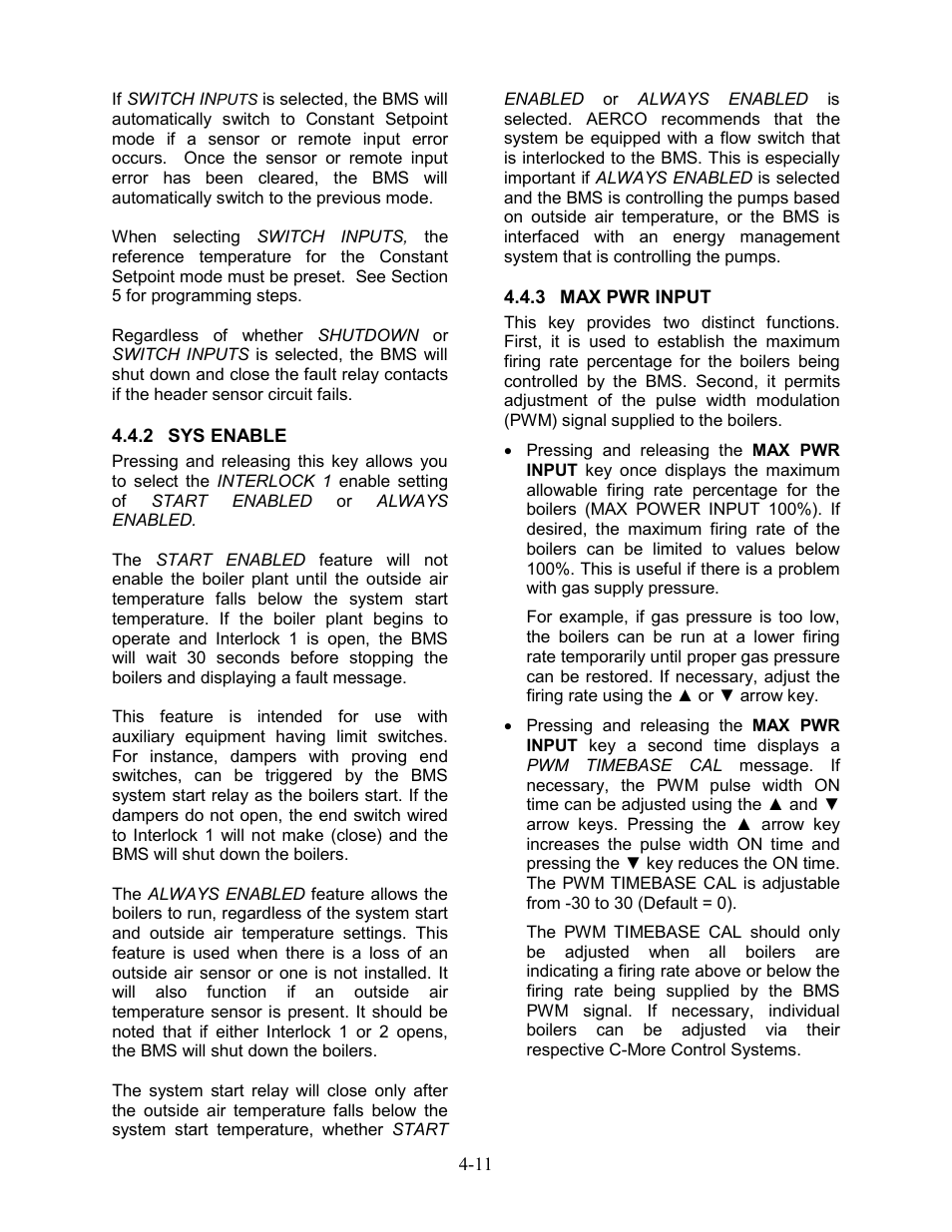 AERCO BMS 168 User Manual | Page 37 / 86