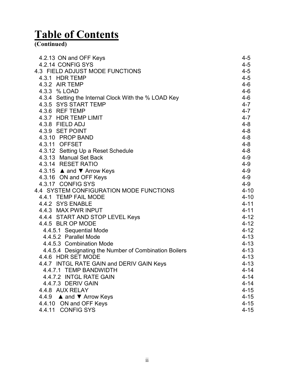 AERCO BMS 168 User Manual | Page 4 / 86