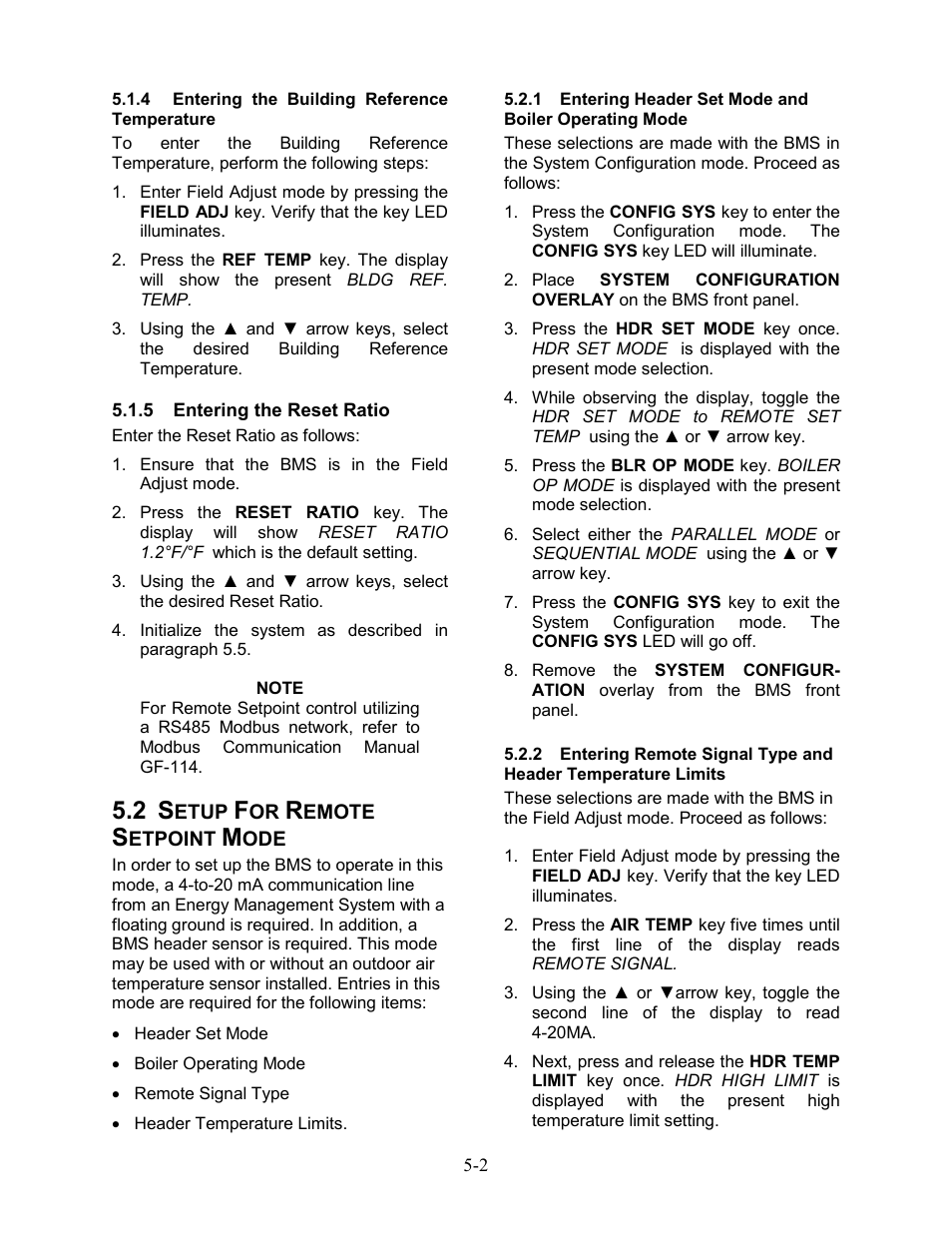 AERCO BMS 168 User Manual | Page 44 / 86