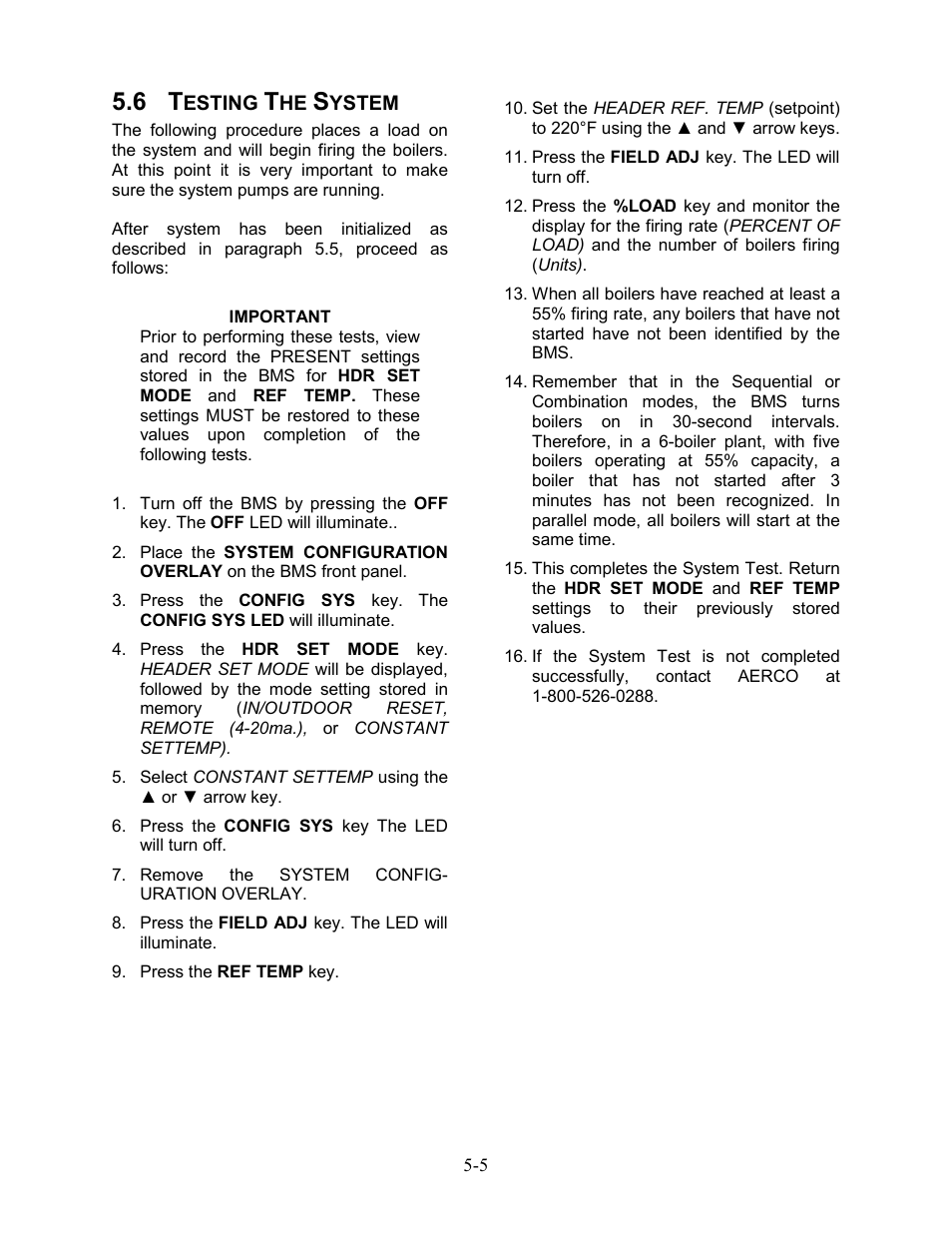 AERCO BMS 168 User Manual | Page 47 / 86