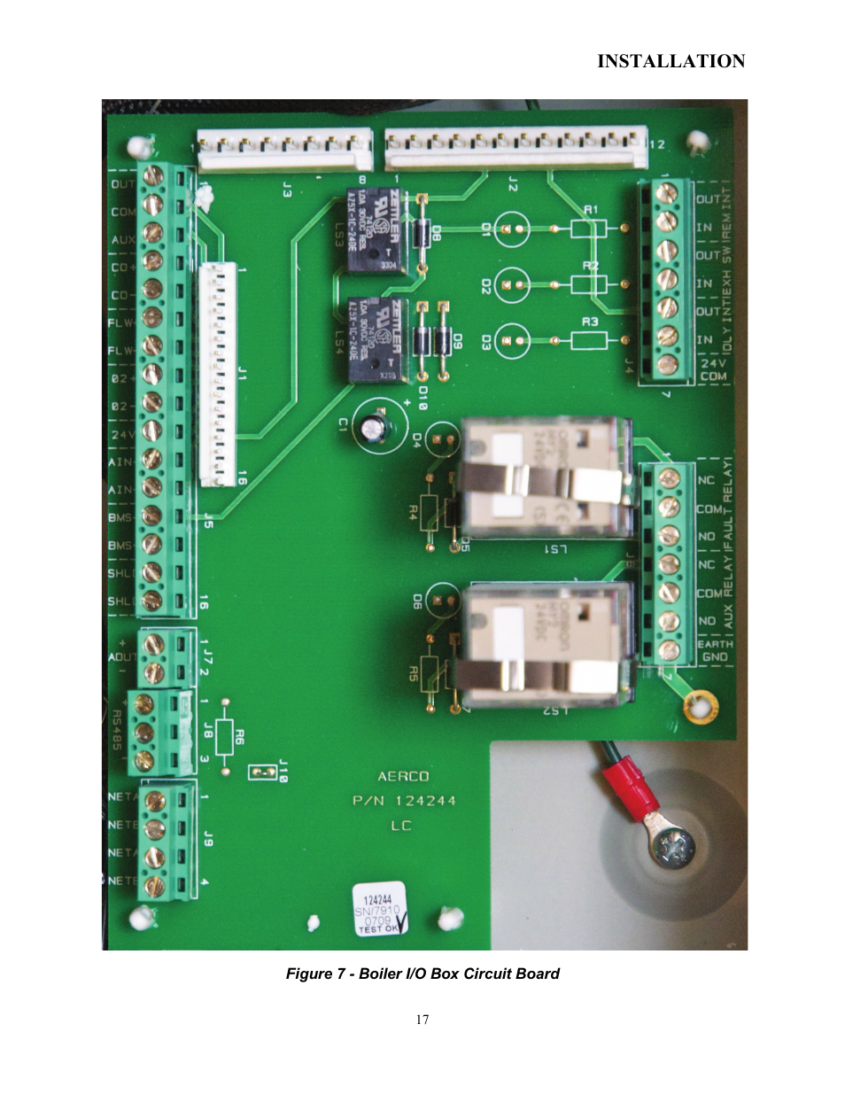 Installation | AERCO Boiler Valve Controller (BVC) PRIOR to Serial-12-840-1 User Manual | Page 17 / 35