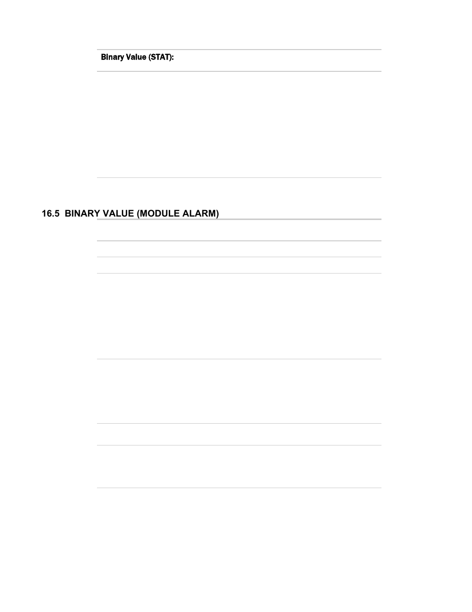 5 binary value (module alarm), Gateway communications manual | AERCO XPC GATEWAY Communications User Manual | Page 102 / 193