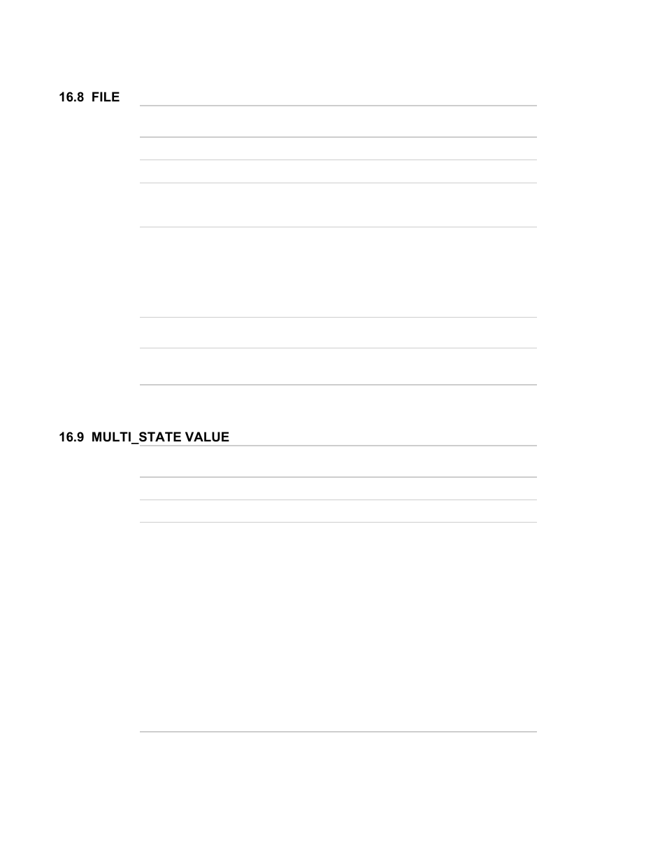 8 file, 9 multi_state value, 8 file 16.9 multi_state value | Gf-122 aerco xpc gateway | AERCO XPC GATEWAY Communications User Manual | Page 105 / 193