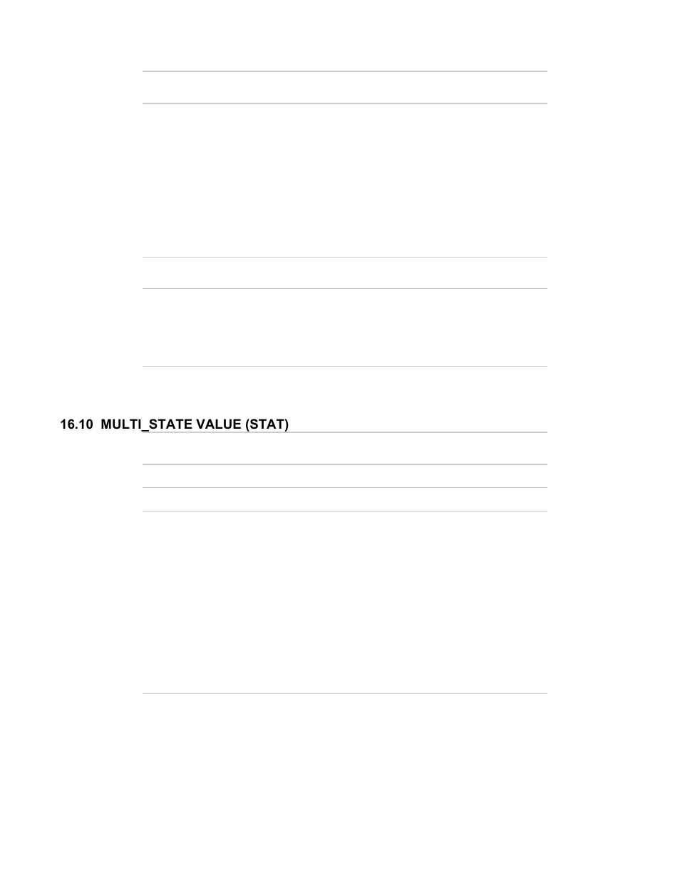 10 multi_state value (stat), Gateway communications manual | AERCO XPC GATEWAY Communications User Manual | Page 106 / 193