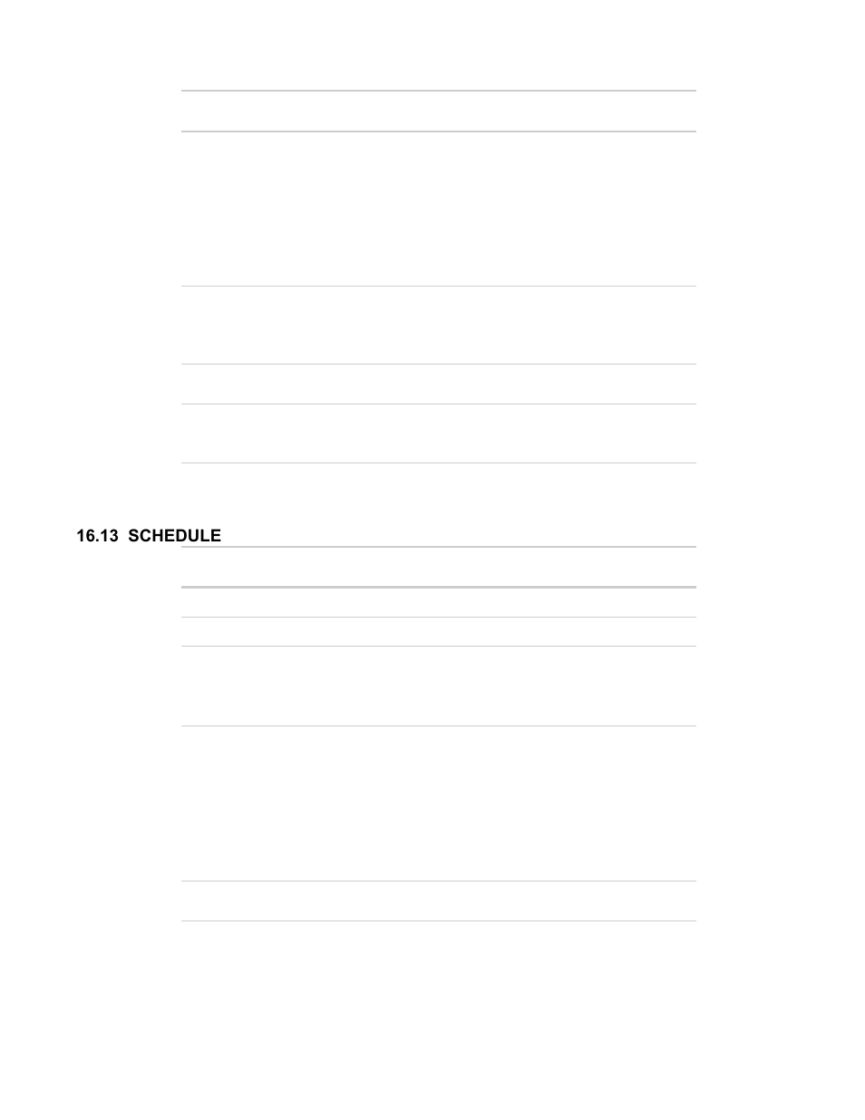 13 schedule, Gateway communications manual | AERCO XPC GATEWAY Communications User Manual | Page 108 / 193