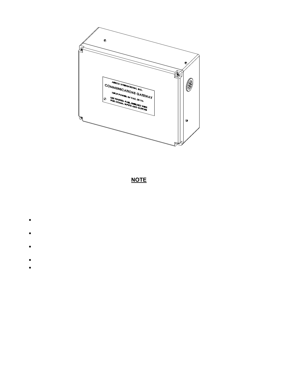 Gateway communications manual | AERCO XPC GATEWAY Communications User Manual | Page 12 / 193