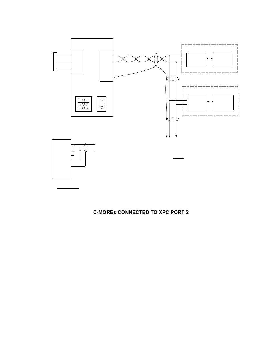 Gf-122 aerco xpc gateway, C-mores connected to xpc port 2 | AERCO XPC GATEWAY Communications User Manual | Page 45 / 193