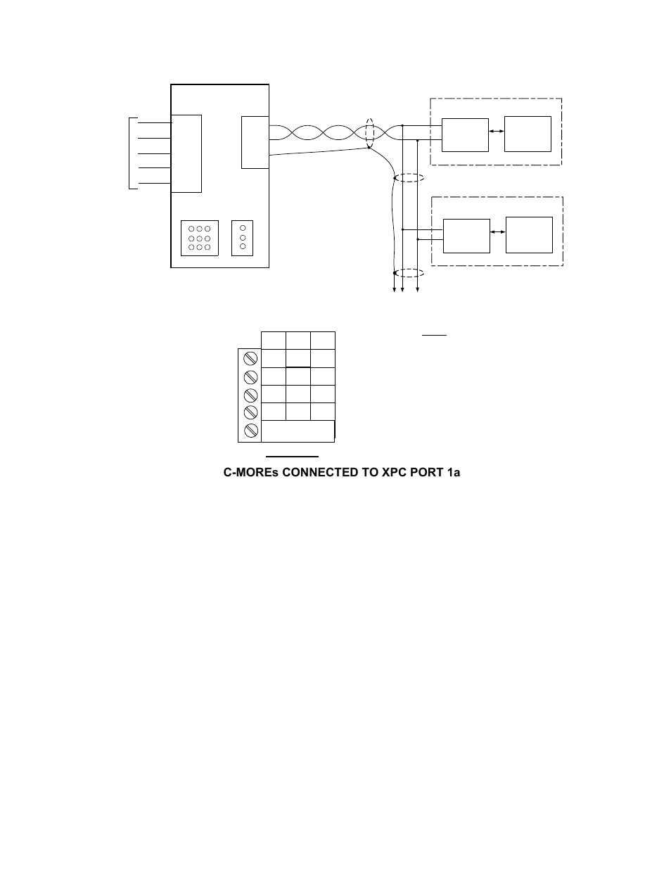 Gateway communications manual, C-mores connected to xpc port 1a | AERCO XPC GATEWAY Communications User Manual | Page 46 / 193