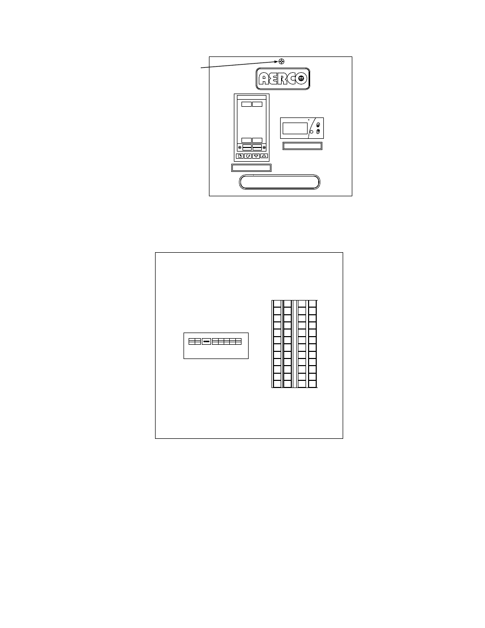 Gf-122 aerco xpc gateway, Figure 5-2. recessed panel behind control box door | AERCO XPC GATEWAY Communications User Manual | Page 69 / 193