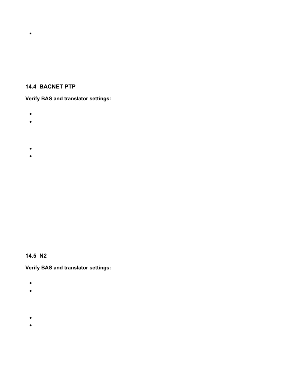 4 bacnet ptp, 5 n2, 4 bacnet ptp 14.5 n2 | Gateway communications manual | AERCO XPC GATEWAY Communications User Manual | Page 90 / 193