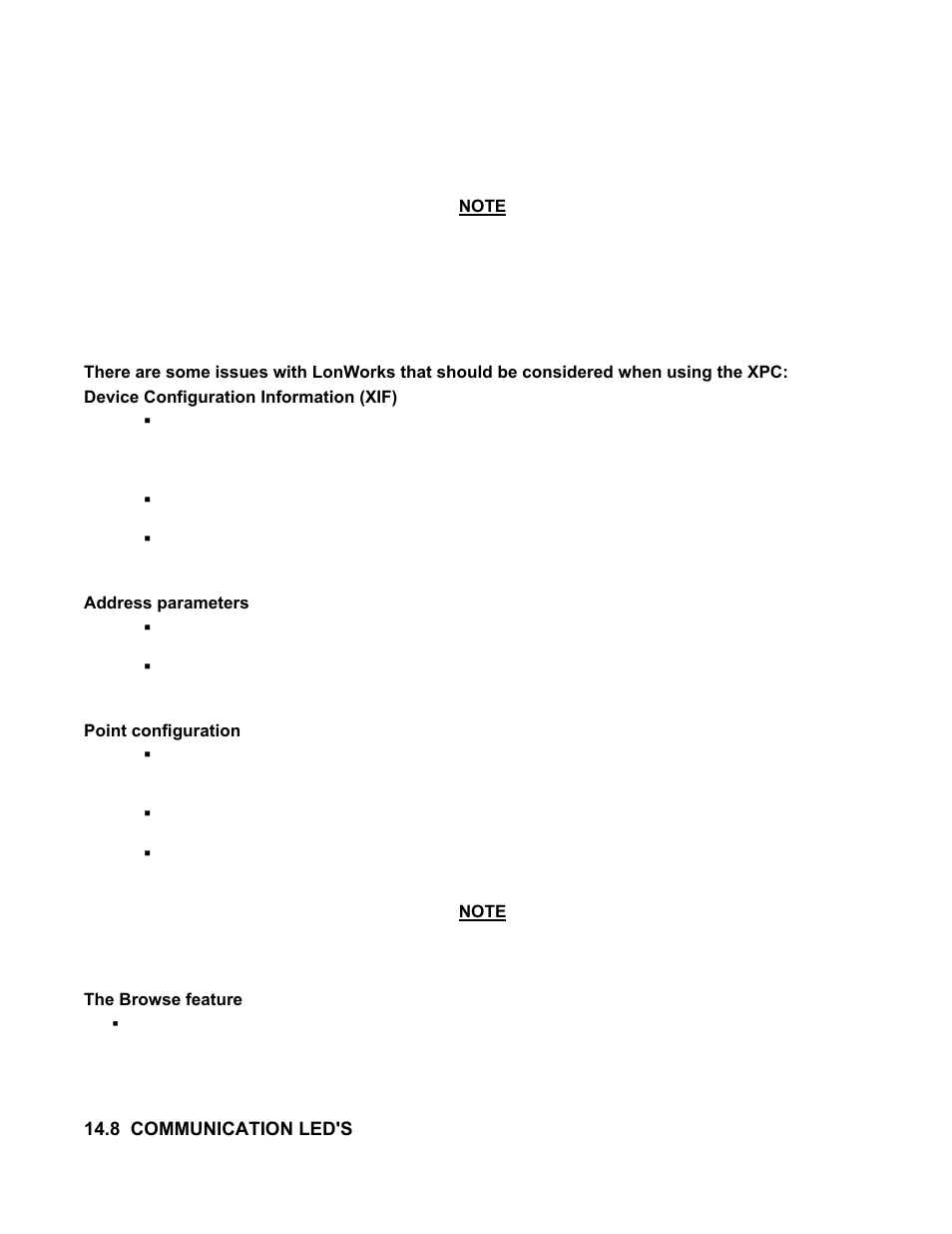 8 communication led's, Gateway communications manual | AERCO XPC GATEWAY Communications User Manual | Page 92 / 193