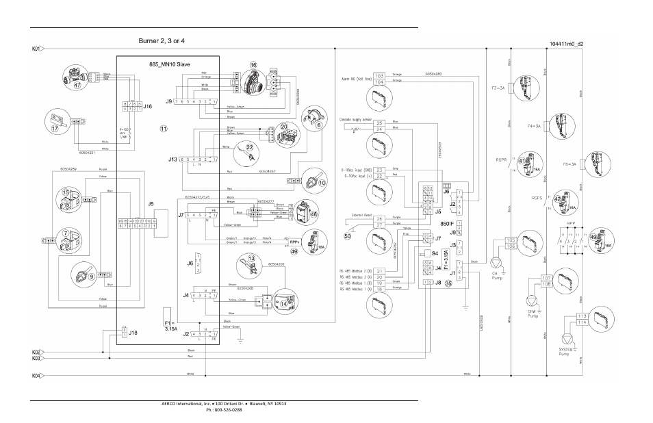 Am series boilers and water heaters | AERCO AM Series Boiler User Manual User Manual | Page 134 / 156