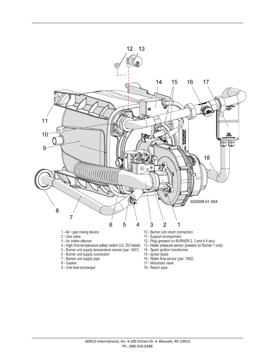 4 am series component diagrams, Am series boilers and water heaters | AERCO AM Series Boiler User Manual User Manual | Page 14 / 156