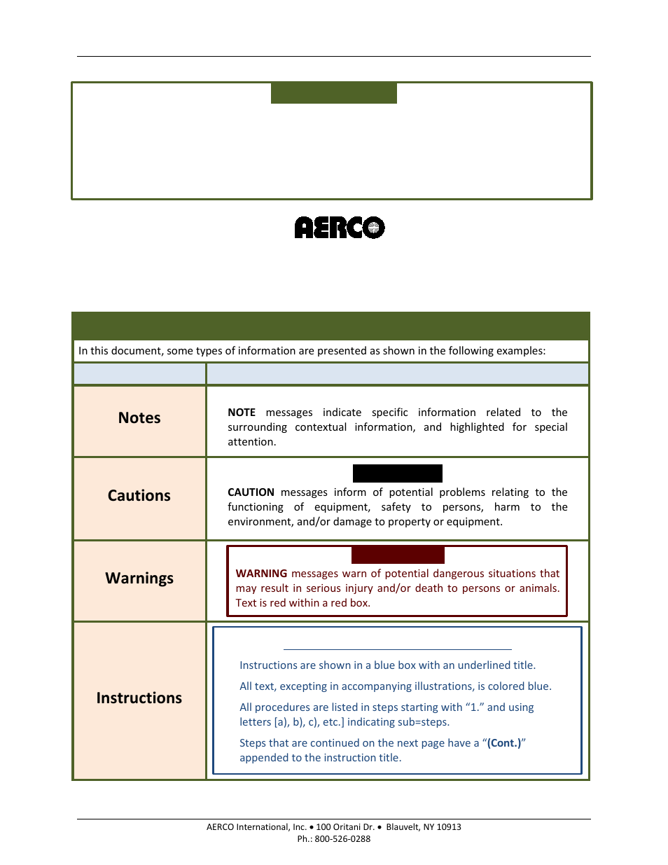 Cautions, Warnings, Instructions | Am series boilers and water heaters, Disclaimer, Aerco document conventions | AERCO AM Series Boiler User Manual User Manual | Page 2 / 156