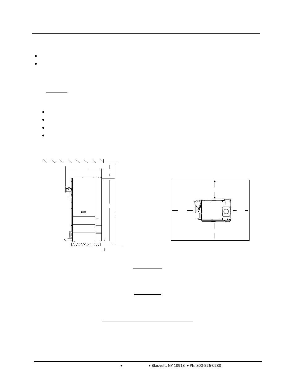 4 site preparation, 1 installation clearances, Benchmark 1.5ln low nox boiler | Gf-120 | AERCO BMK 1.5 LN October 2012 User Manual | Page 14 / 166