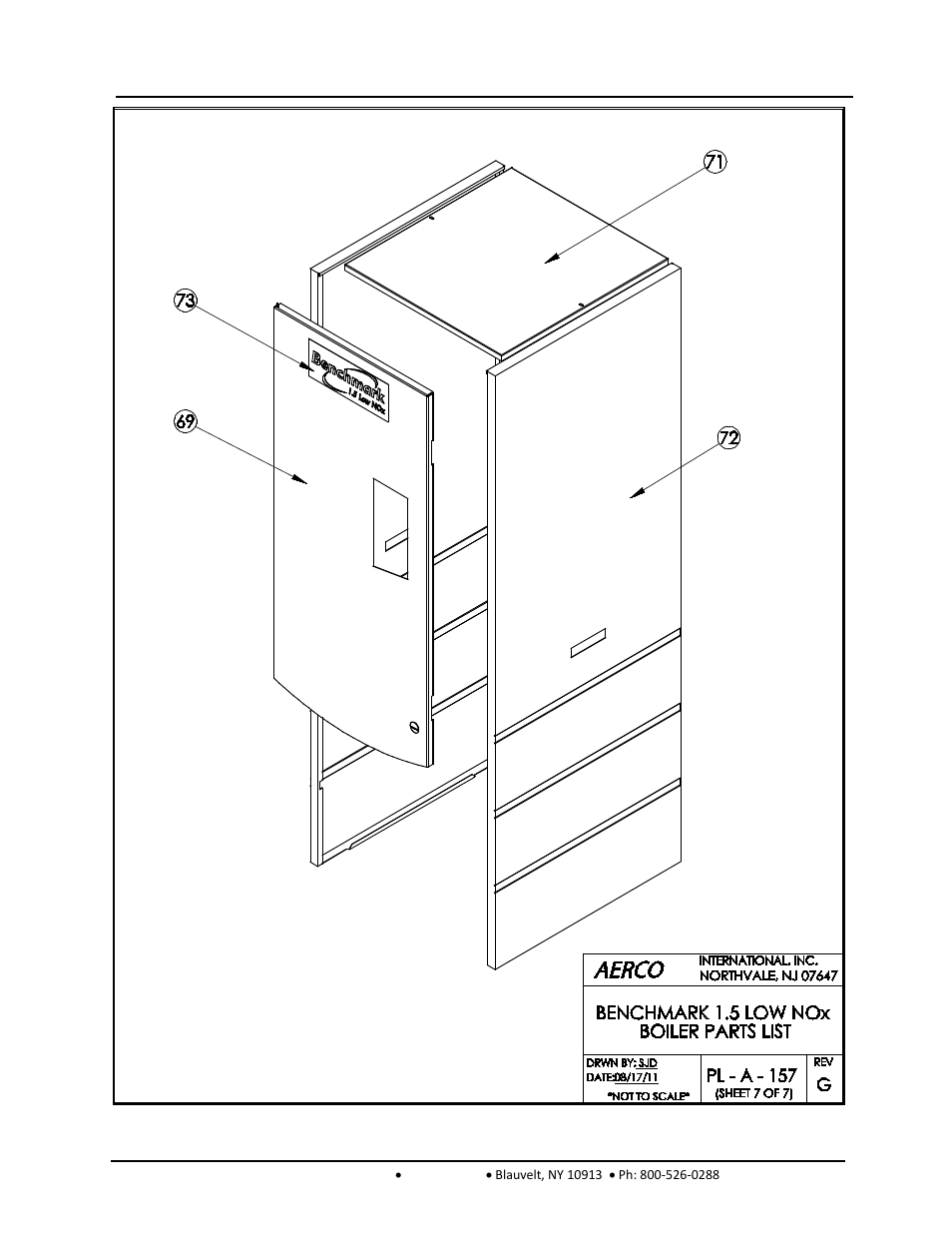 Benchmark 2.0ln low nox boiler, Gf-120 | AERCO BMK 1.5 LN October 2012 User Manual | Page 144 / 166