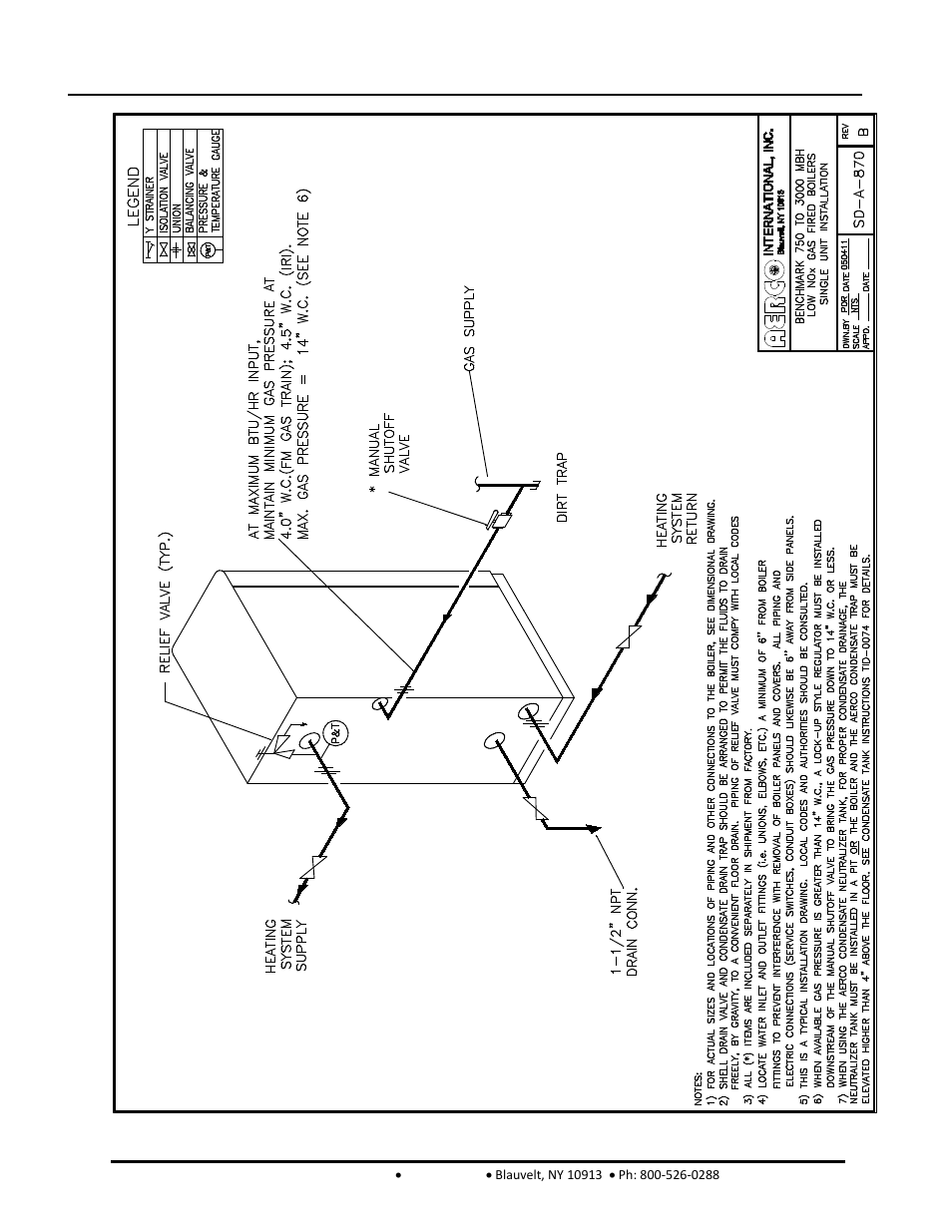 Benchmark 2.0ln low nox boiler, Gf-120 | AERCO BMK 1.5 LN October 2012 User Manual | Page 146 / 166