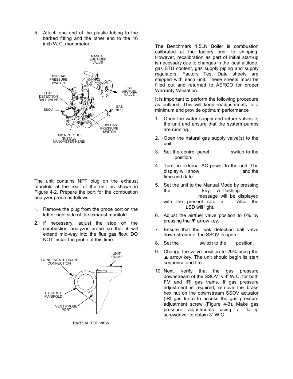Initial start-up | AERCO BMK 1.5 LN June 2010 User Manual | Page 34 / 123