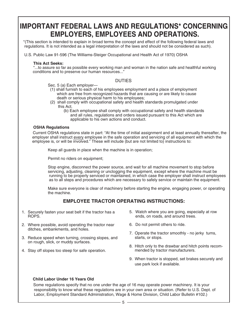 Bush Hog RTN User Manual | Page 7 / 20