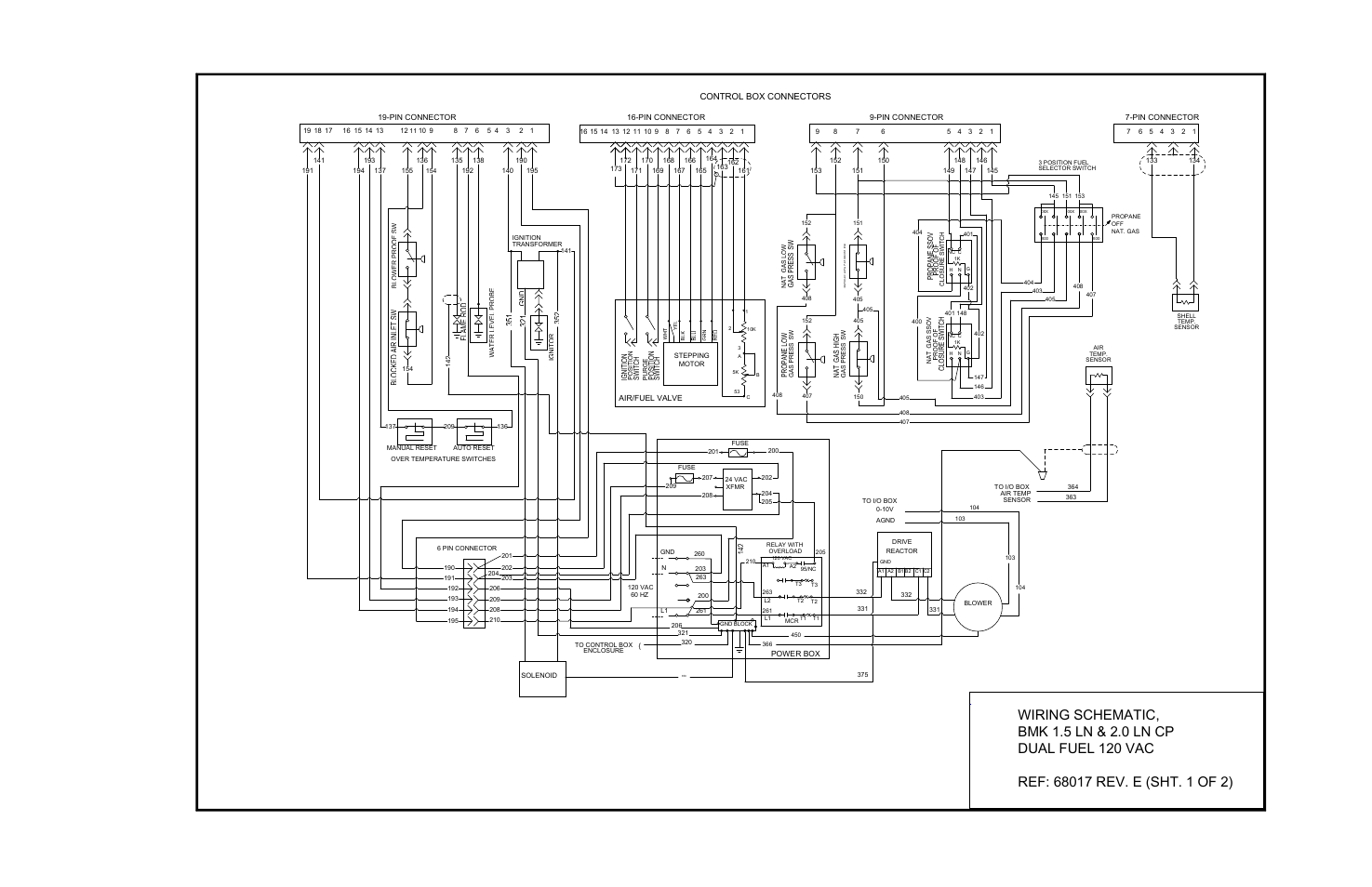 Appendix h - wiring schematics, Appendix h | AERCO BMK 1.5 LN Dual Fuel June 2010 User Manual | Page 119 / 139