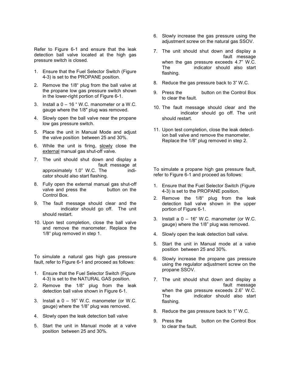 Safety device testing | AERCO BMK 1.5 LN Dual Fuel June 2010 User Manual | Page 50 / 139