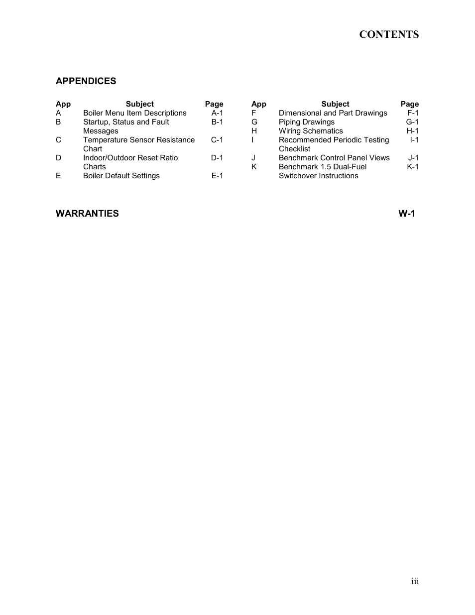 AERCO BMK 1.5 LN Dual Fuel Jan 2009 User Manual | Page 5 / 126