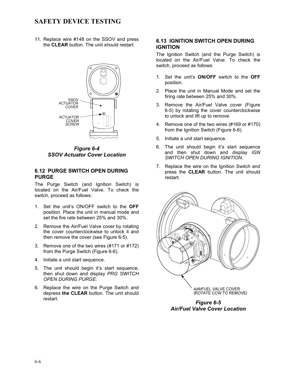 Safety device testing | AERCO BMK 1.5 LN Dual Fuel Jan 2009 User Manual | Page 50 / 126