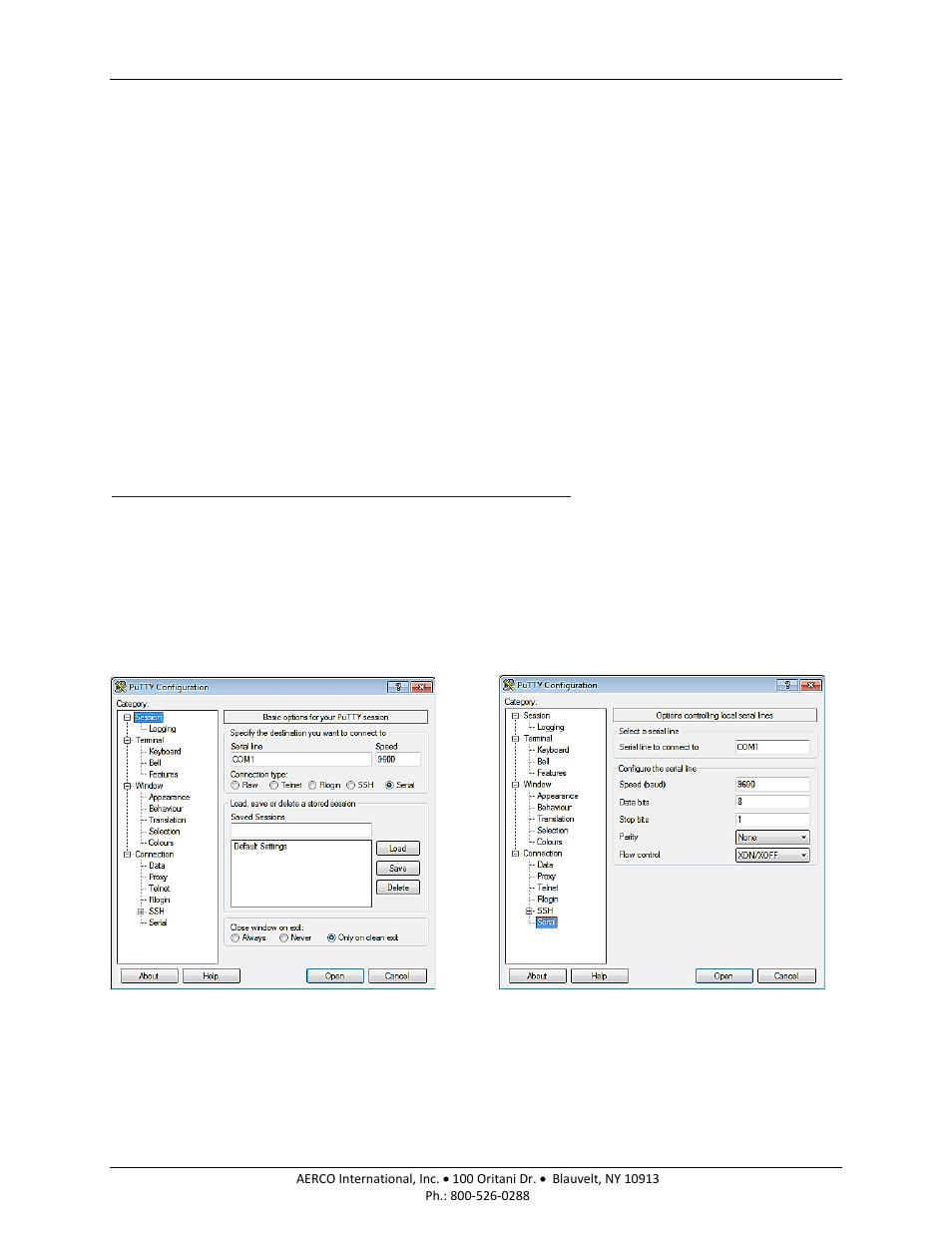 Chapter 9. rs-232 communication, 1 introduction, 1 acquiring the putty application | 2 logging on to a remote machine using putty, Chapter 9, Rs-232 communication | AERCO BMK 1500-2000 User Manual | Page 111 / 188