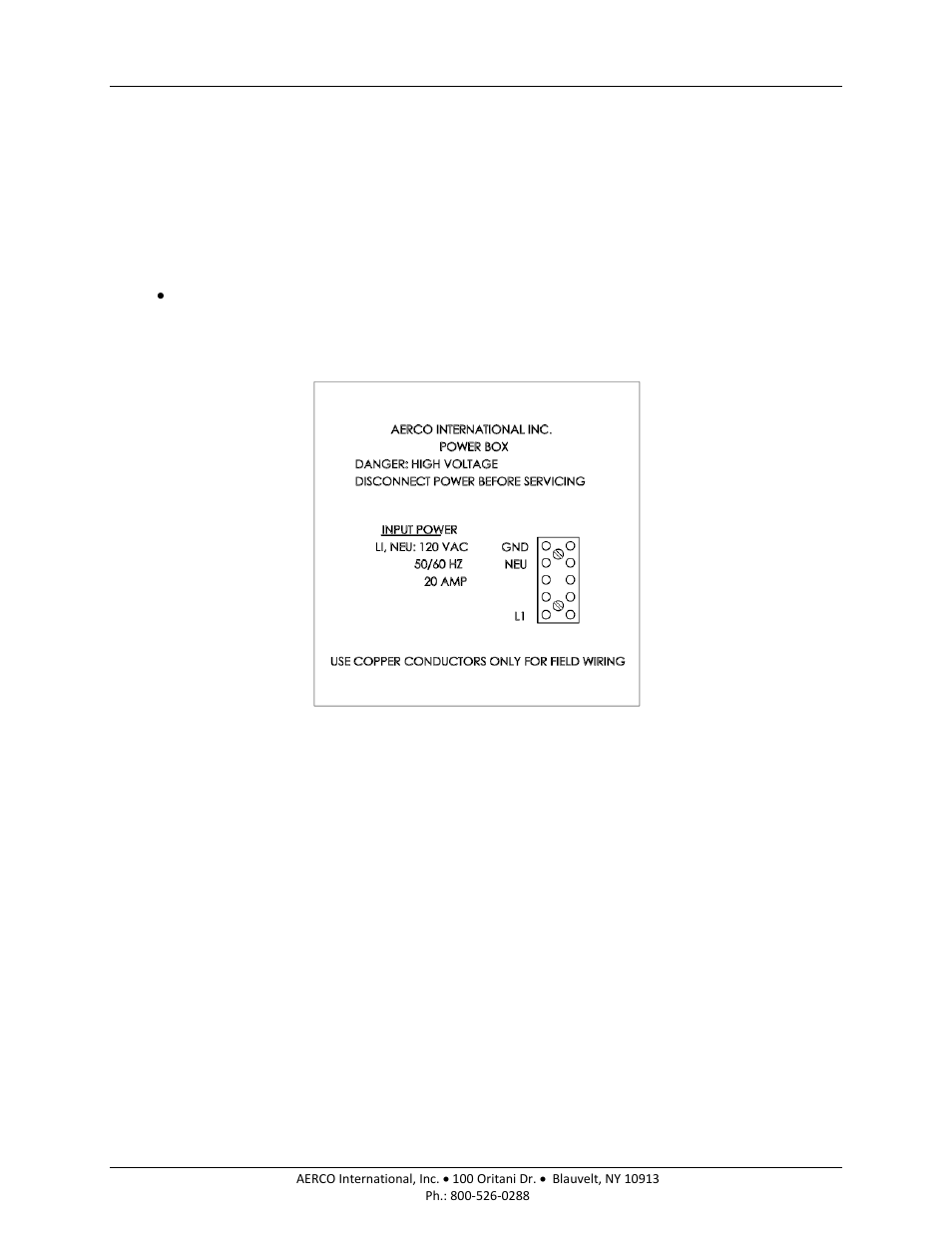 1 electrical power requirements | AERCO BMK 1500-2000 User Manual | Page 25 / 188