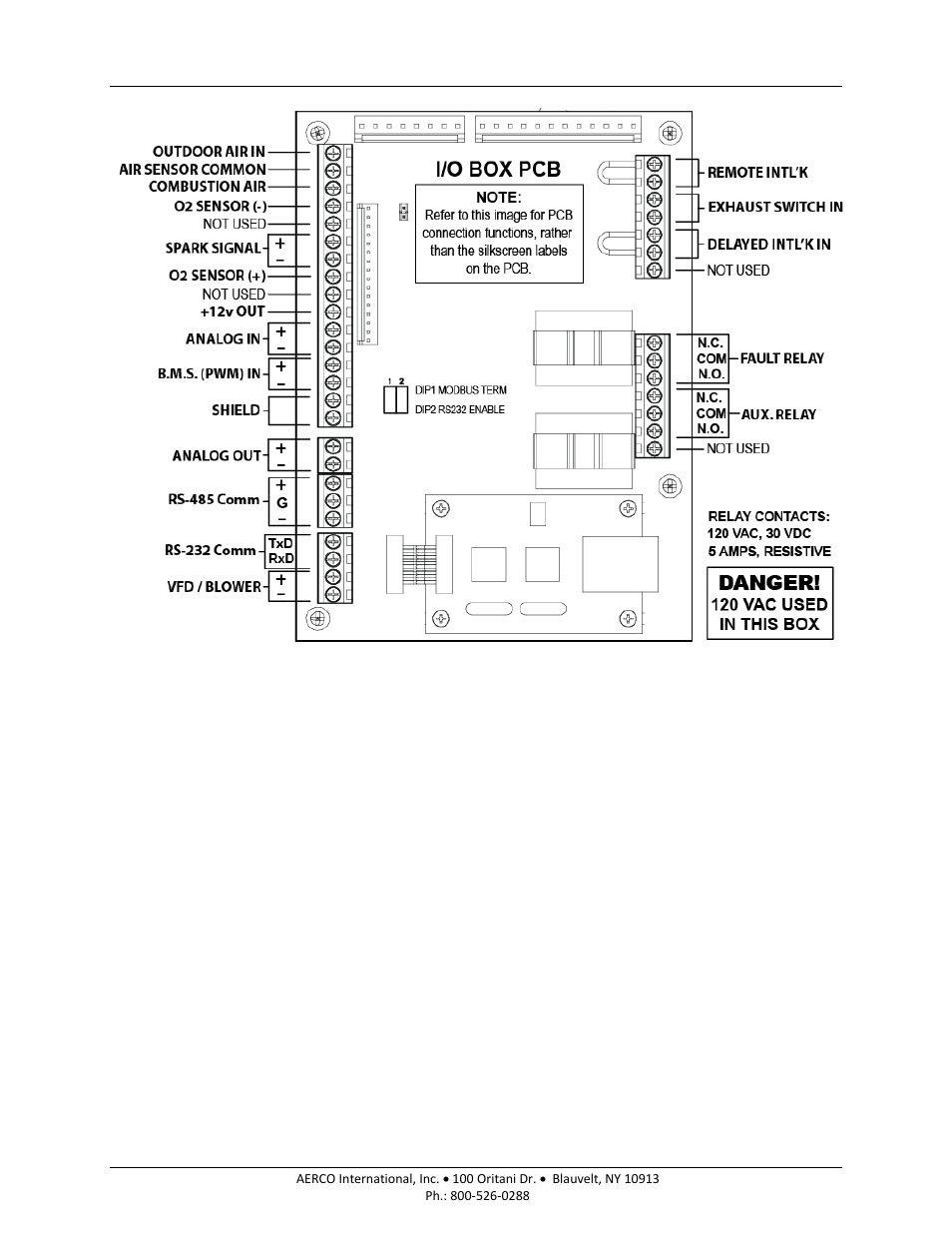 1 outdoor air in (out) & air sensor common (com) | AERCO BMK 1500-2000 User Manual | Page 27 / 188
