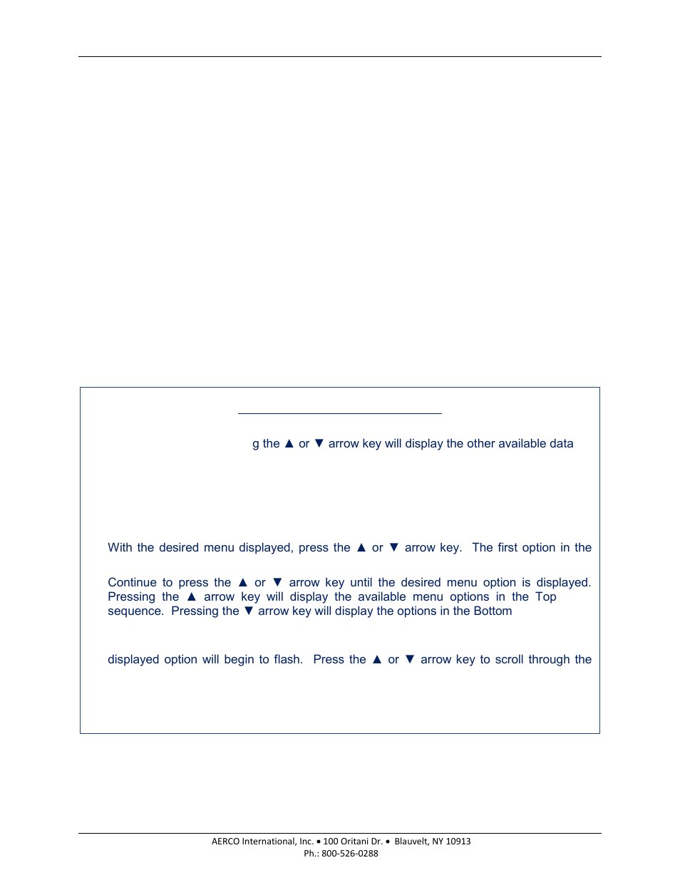 3 control panel menus, 1 menu processing procedure | AERCO BMK 1500-2000 User Manual | Page 37 / 188